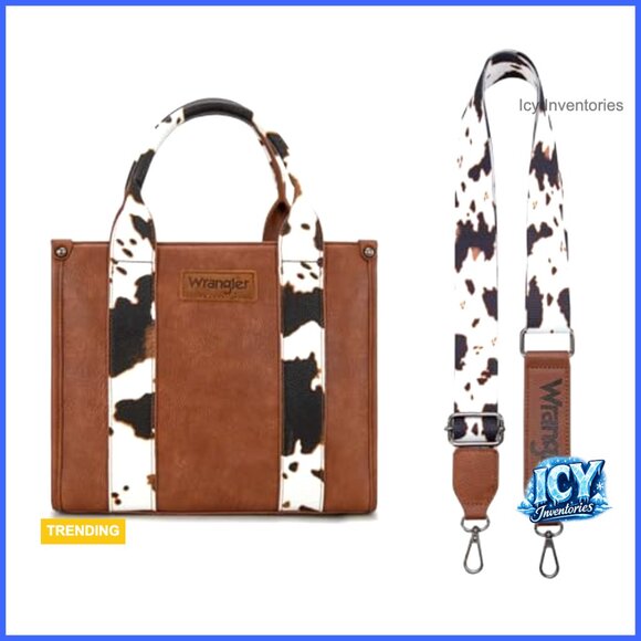 PU Leather Tote Bag with Detachable Strap, Top Zipper Closure - Picture 4 of 7